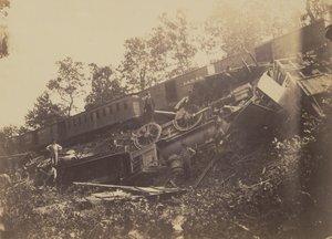 Accident ferroviaire causé par des rebelles
